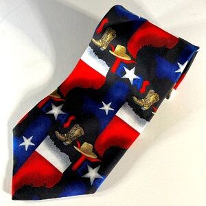 RALPH MARLIN Mens Silk Texas Style Pattern Formal 56" Length